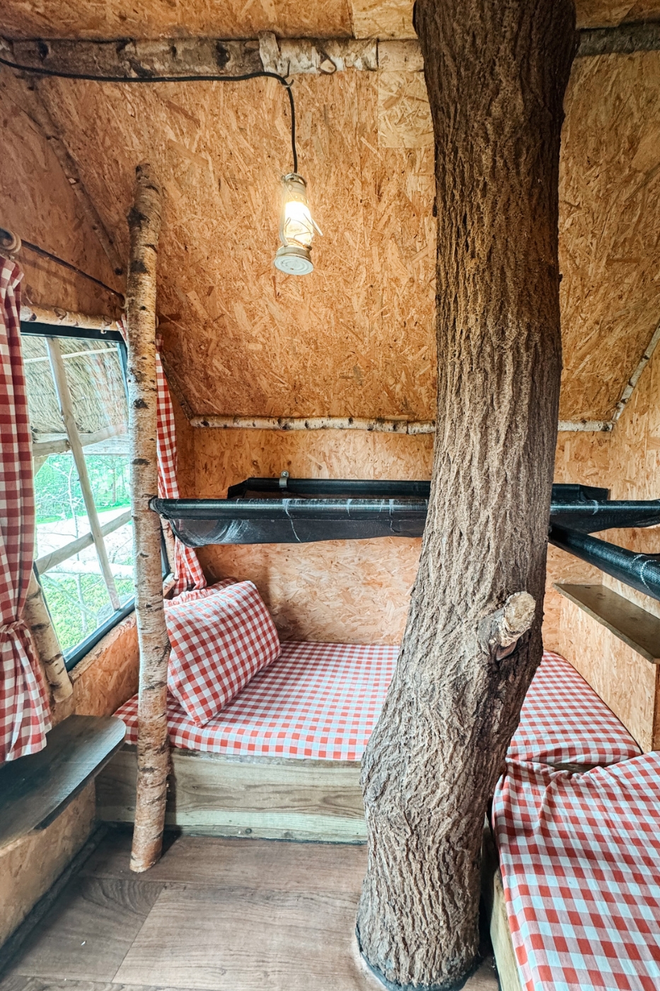 Overnachten in een boomhut