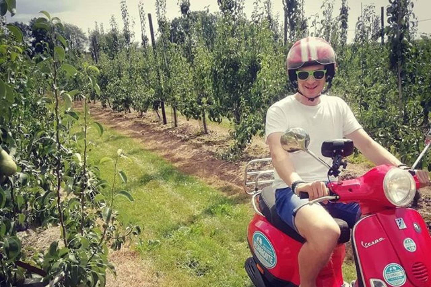 Samen Vespa rijden