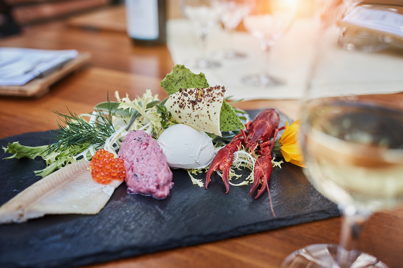 diner gerecht twee overnachtingen wijnhotel Duitsland cadeau