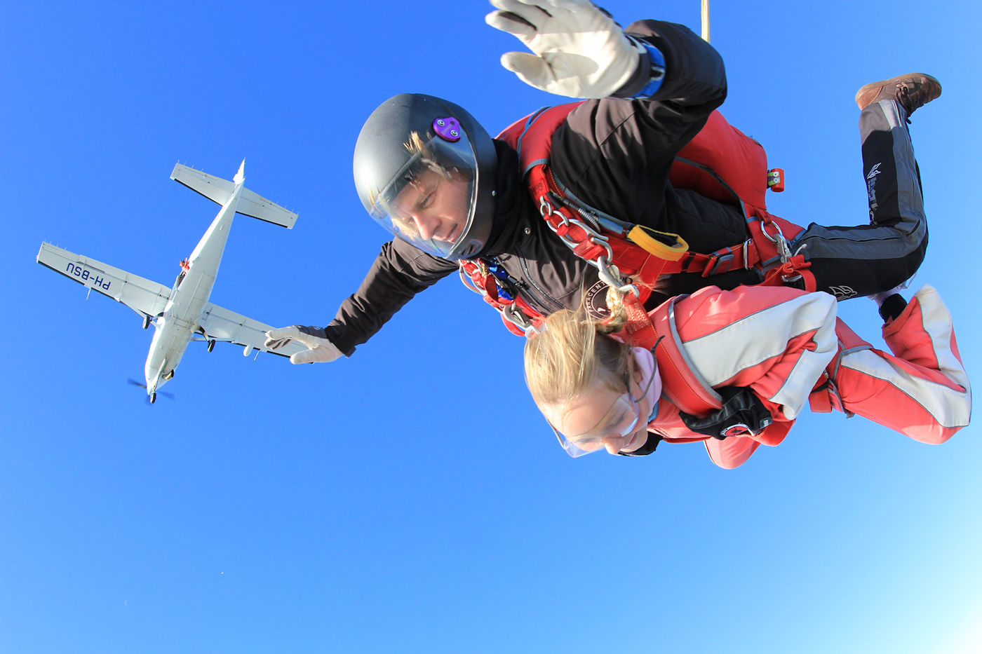 Tandem parachutesprong cadeau