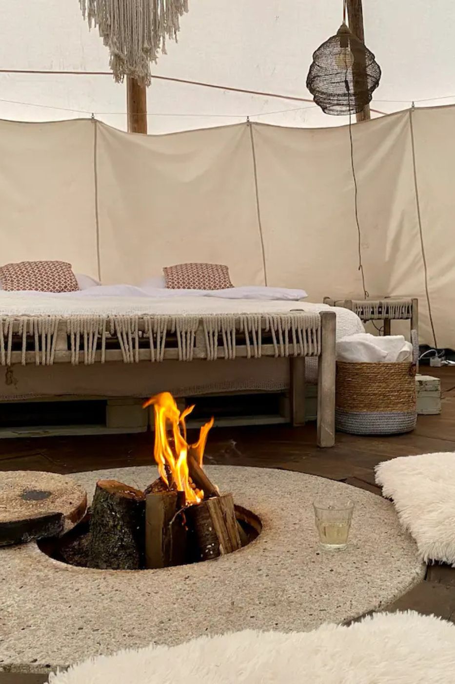 Tipi overnachting