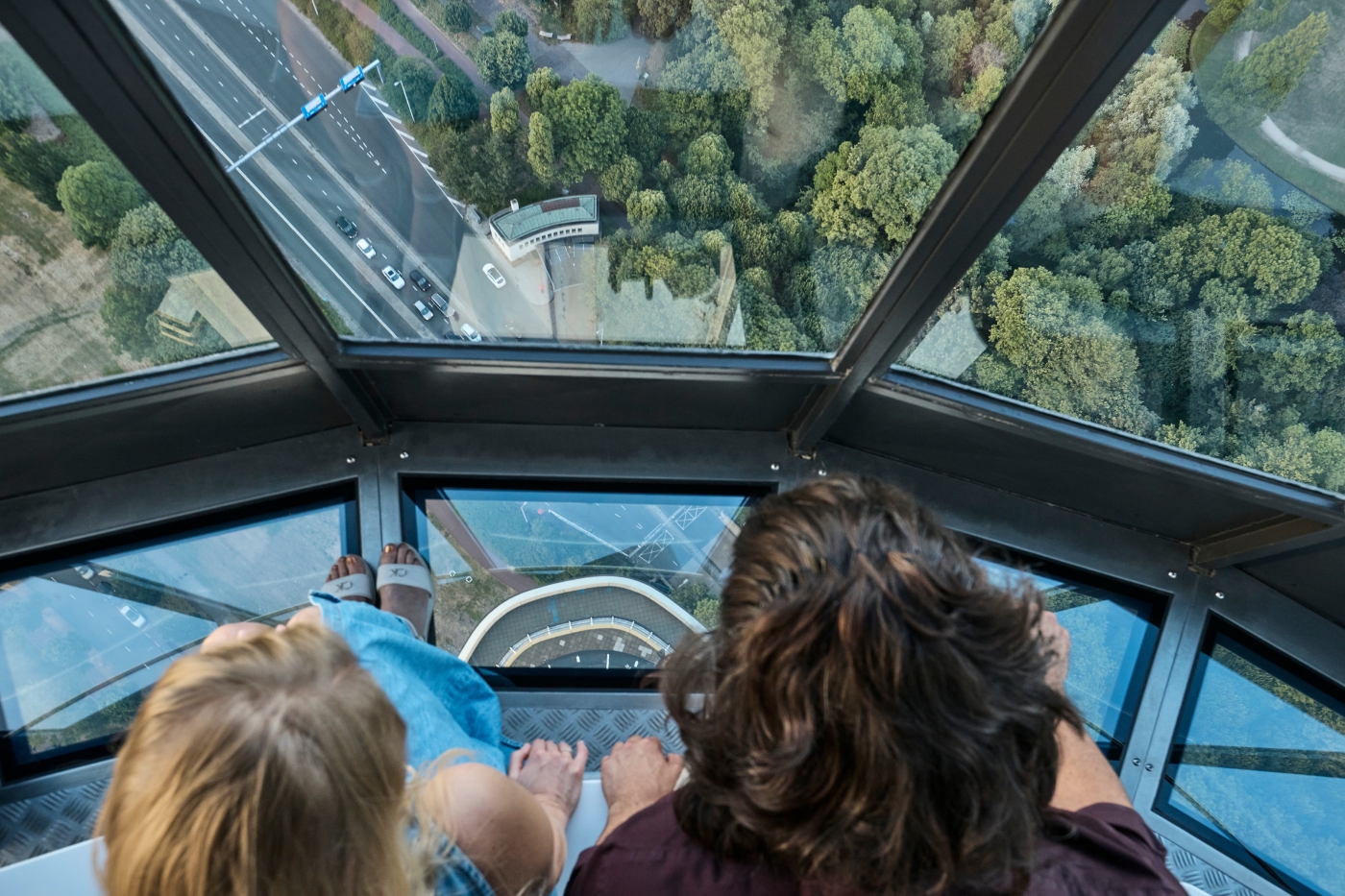 Bovenaanzicht Euromast high wine cadeau