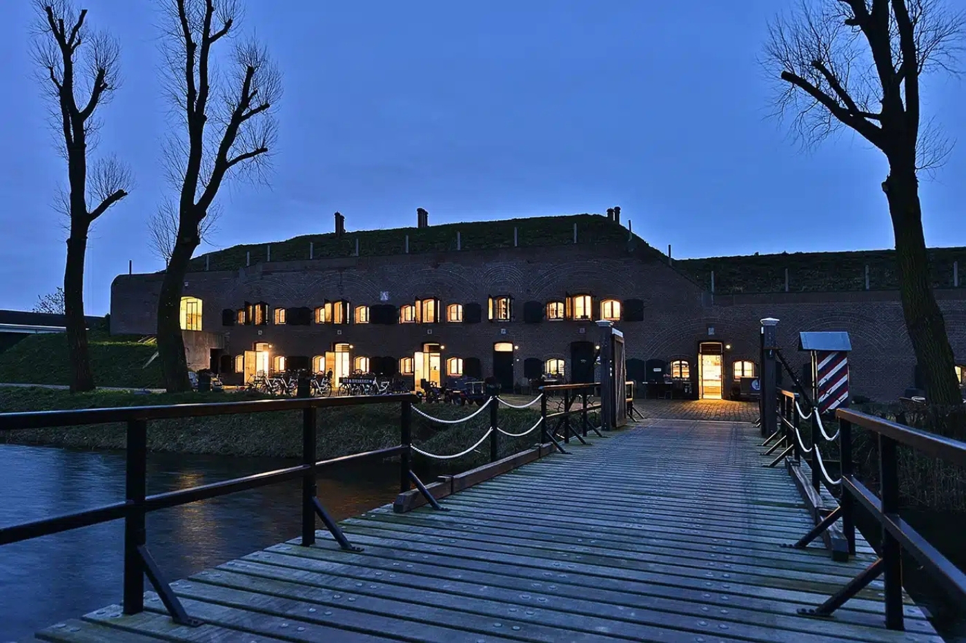 Bed en breakfast in een fort
