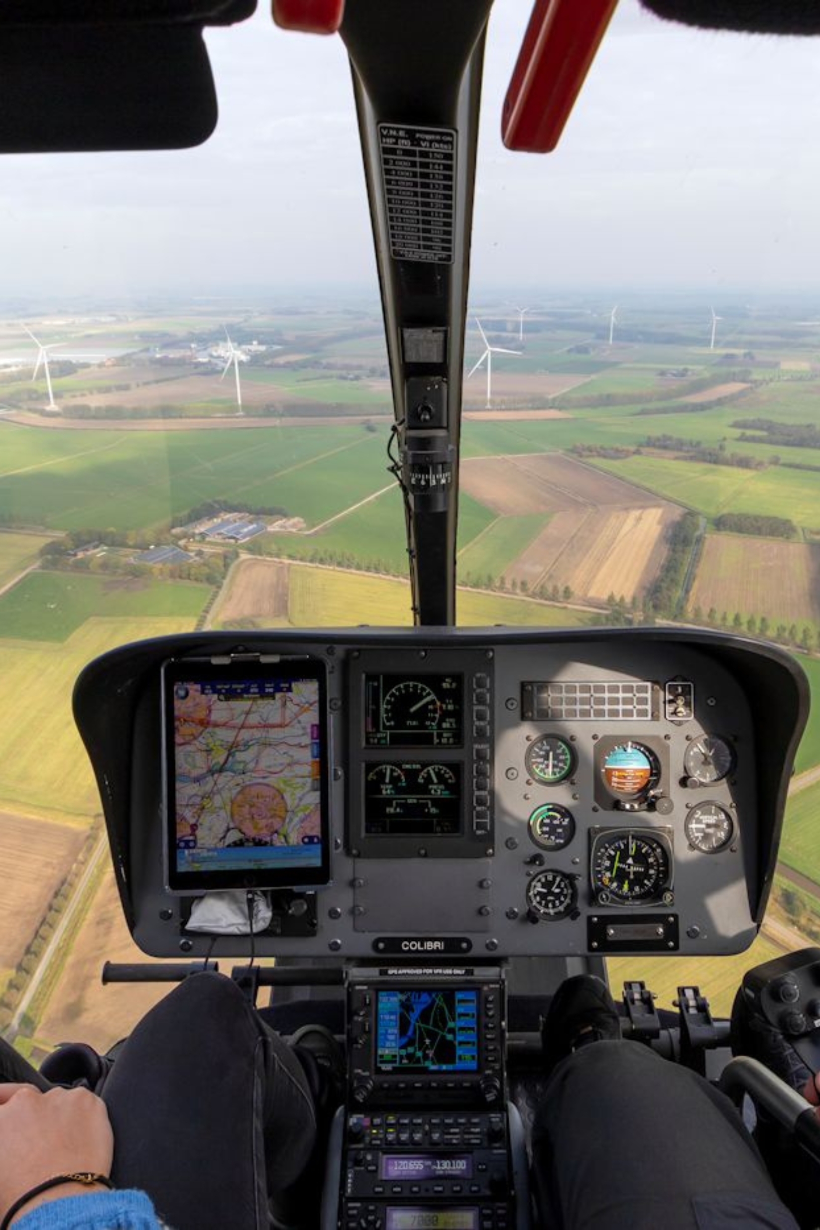 Helikopter vliegen