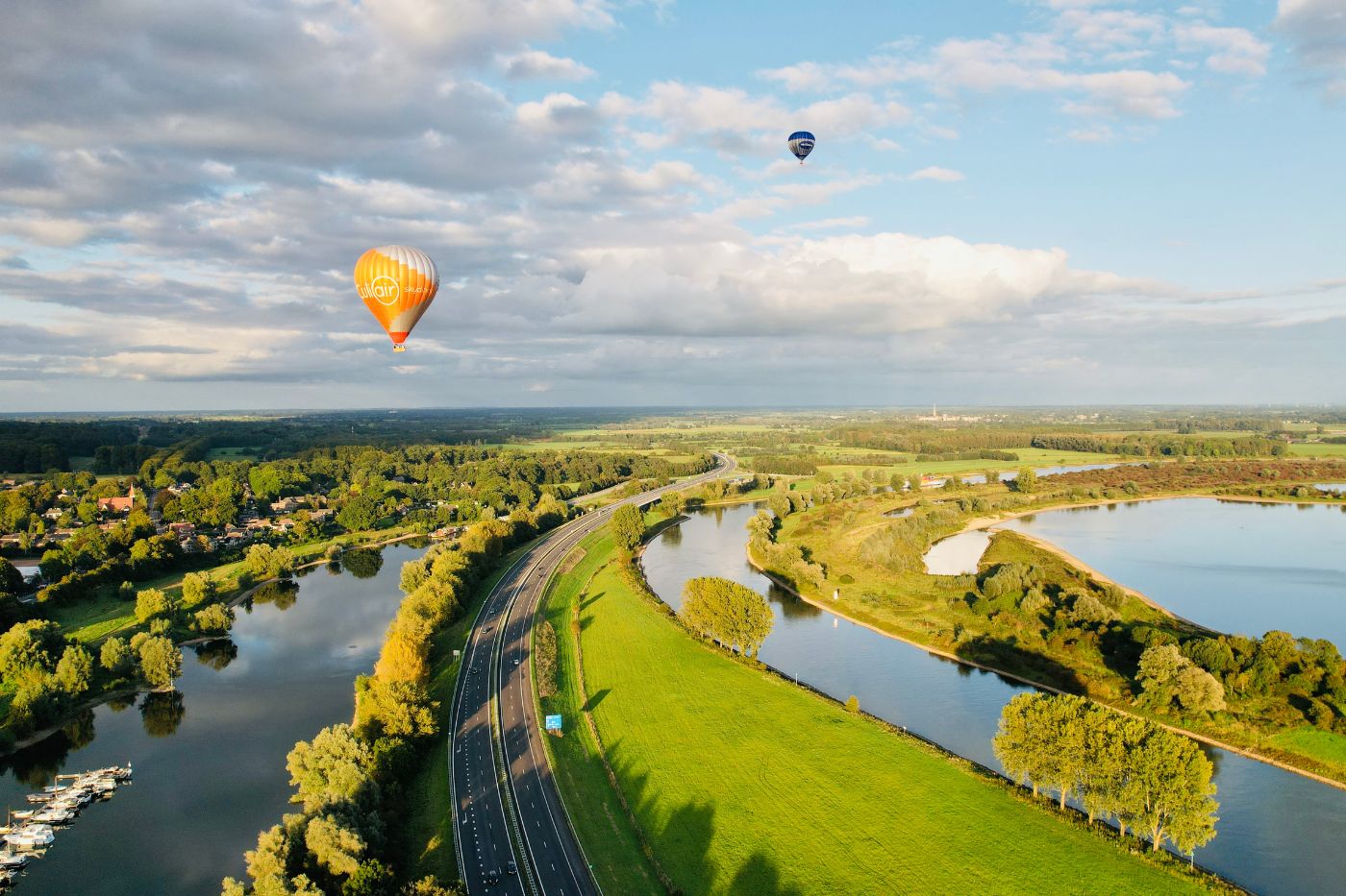 Dineren in een luchtballon