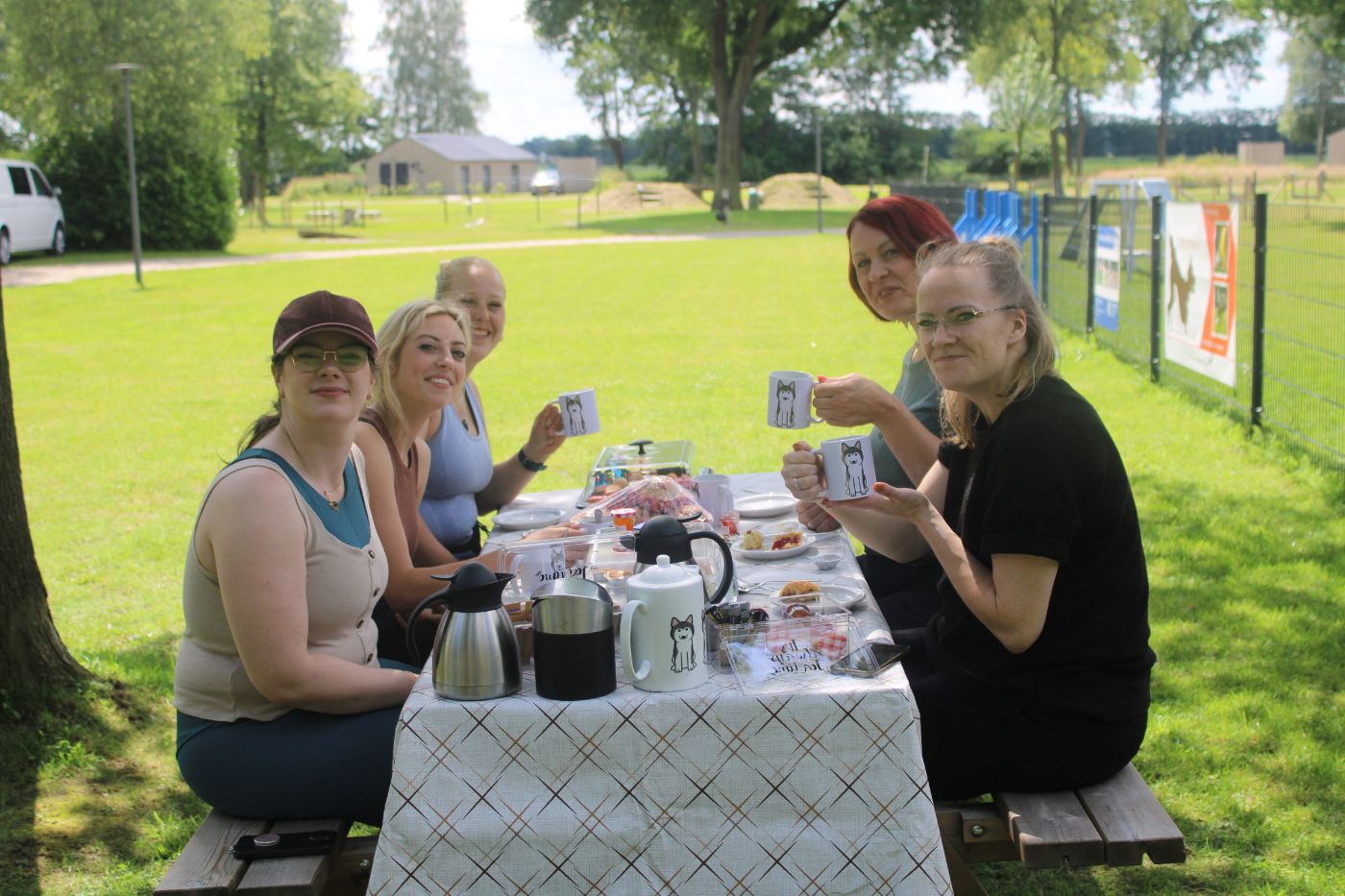 Husky high tea