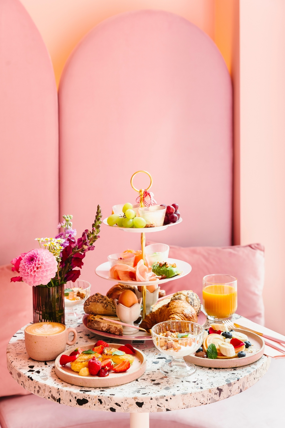 Ontbijten als een Pink Queen