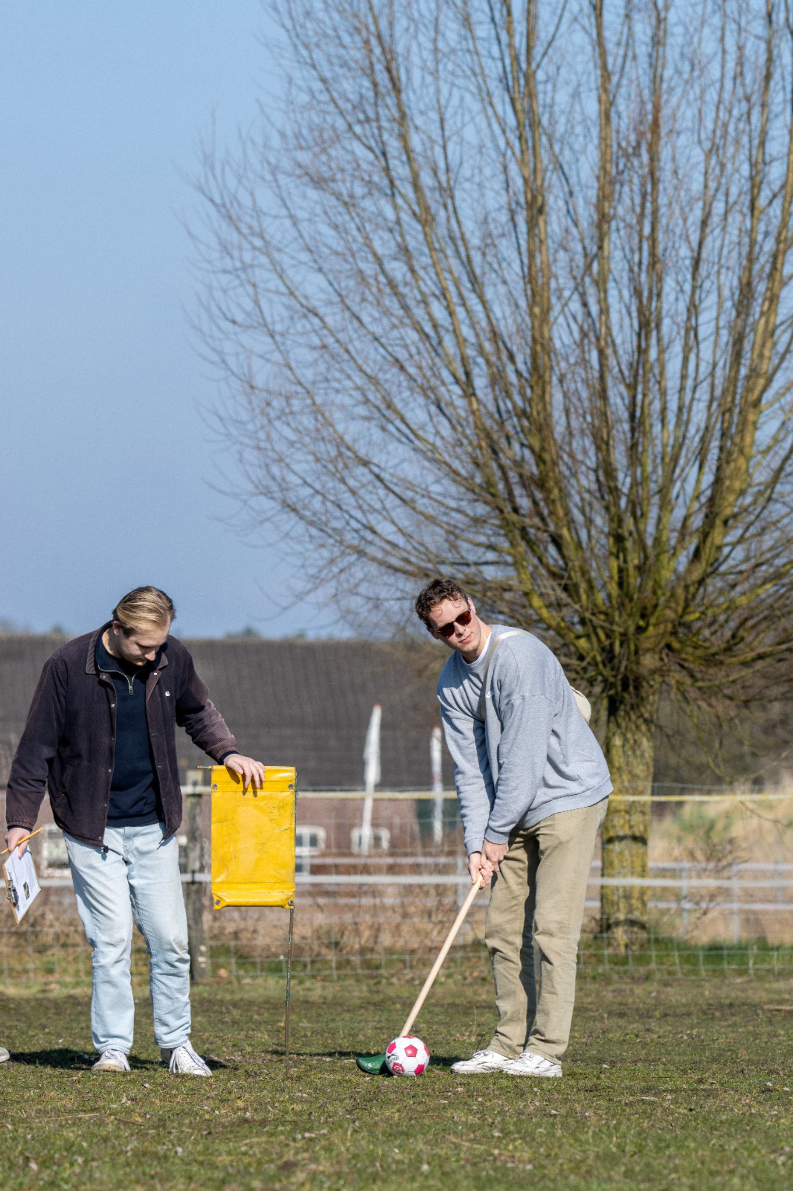 Fietstocht met alpacagolf
